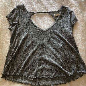 Hollister grey basic top